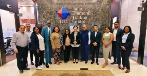 Namibian delegation visits Bharat Diamond Bourse to explore rough diamond trade with India