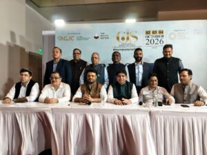 GJS 2026 Diwali Edition press meet ahead of the October 2026 jewellery exhibition in Mumbai