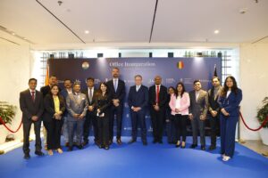 Expanded diamond grading laboratory during an inauguration event in Mumbai