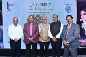 JJS and Raipur Sarafa Association officials during the JJS 2026 promotional event