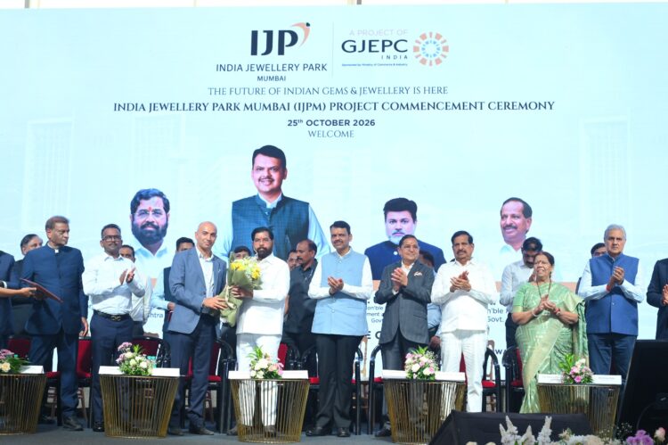 GJEPC Marks Commencement of Construction of India Jewellery Park, Mumbai, a Landmark Project in the Presence of Hon’ble CM Devendra Fadnavis